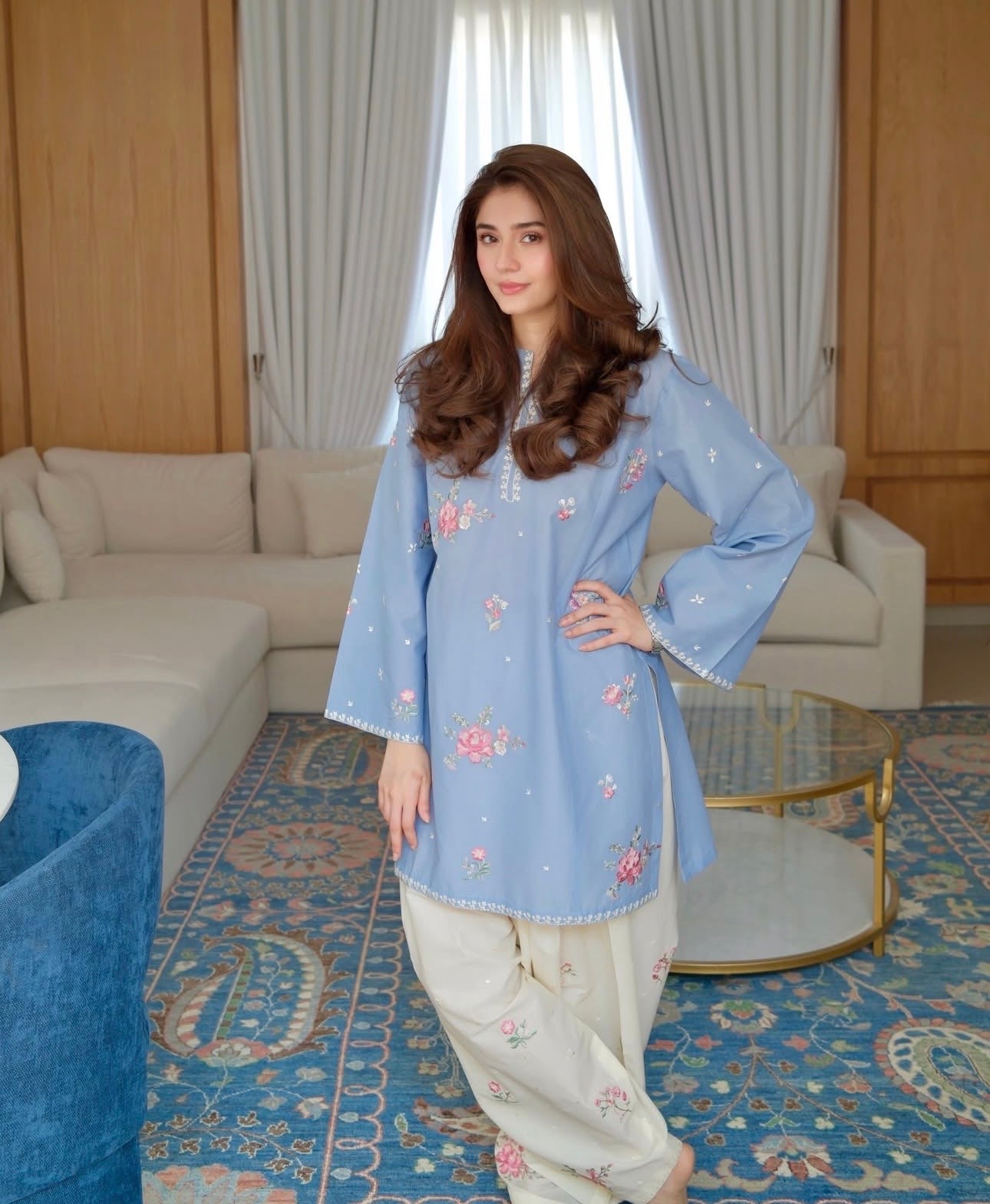 NF-340 Urge Embroidered Most Trending Lawn 2PC