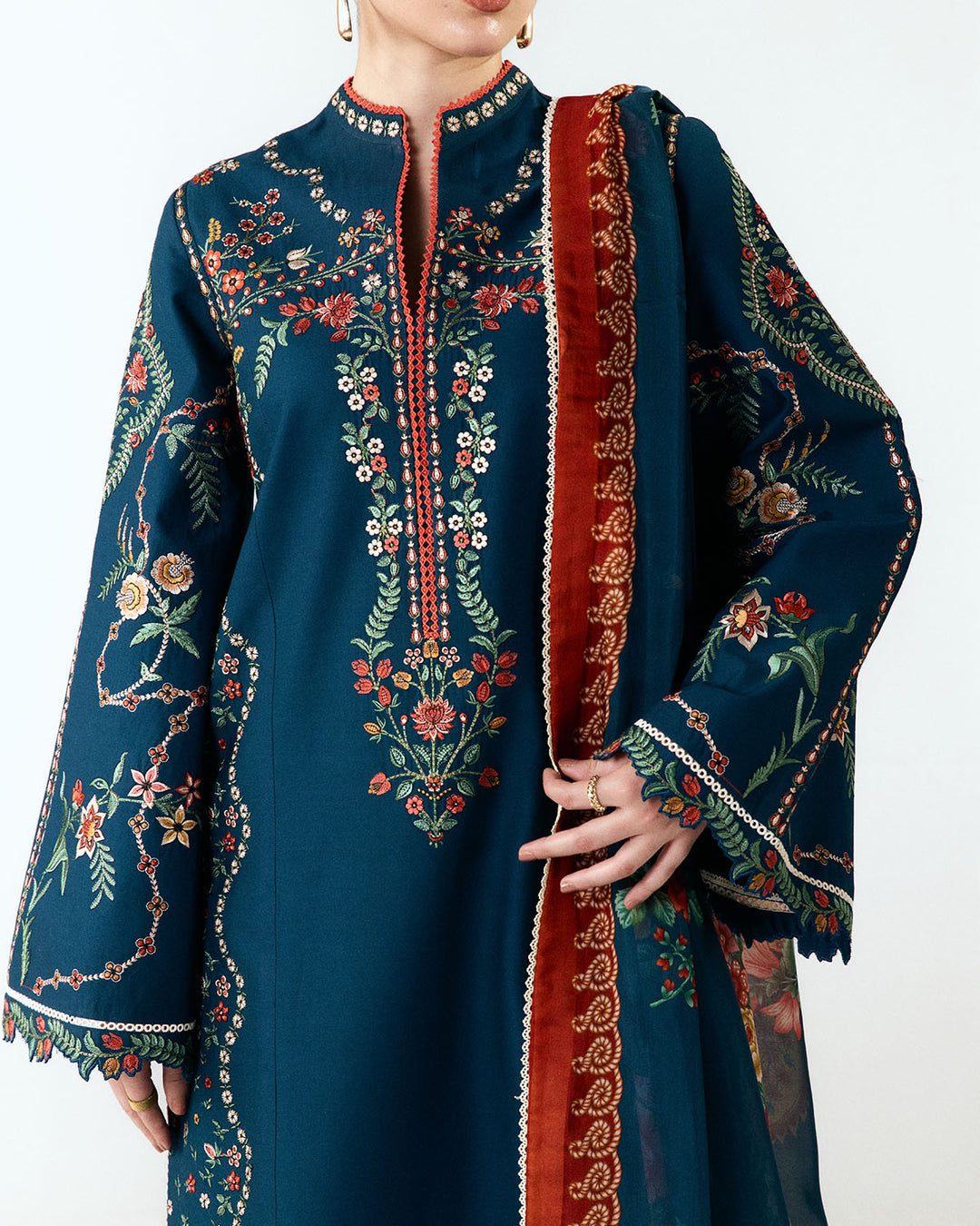 Jugnu Winter Special Embroidered Danak 3PC