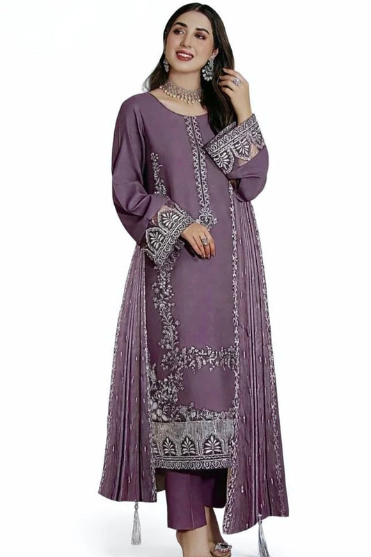 NF-326 Zarkash Most trending lawn 3PC